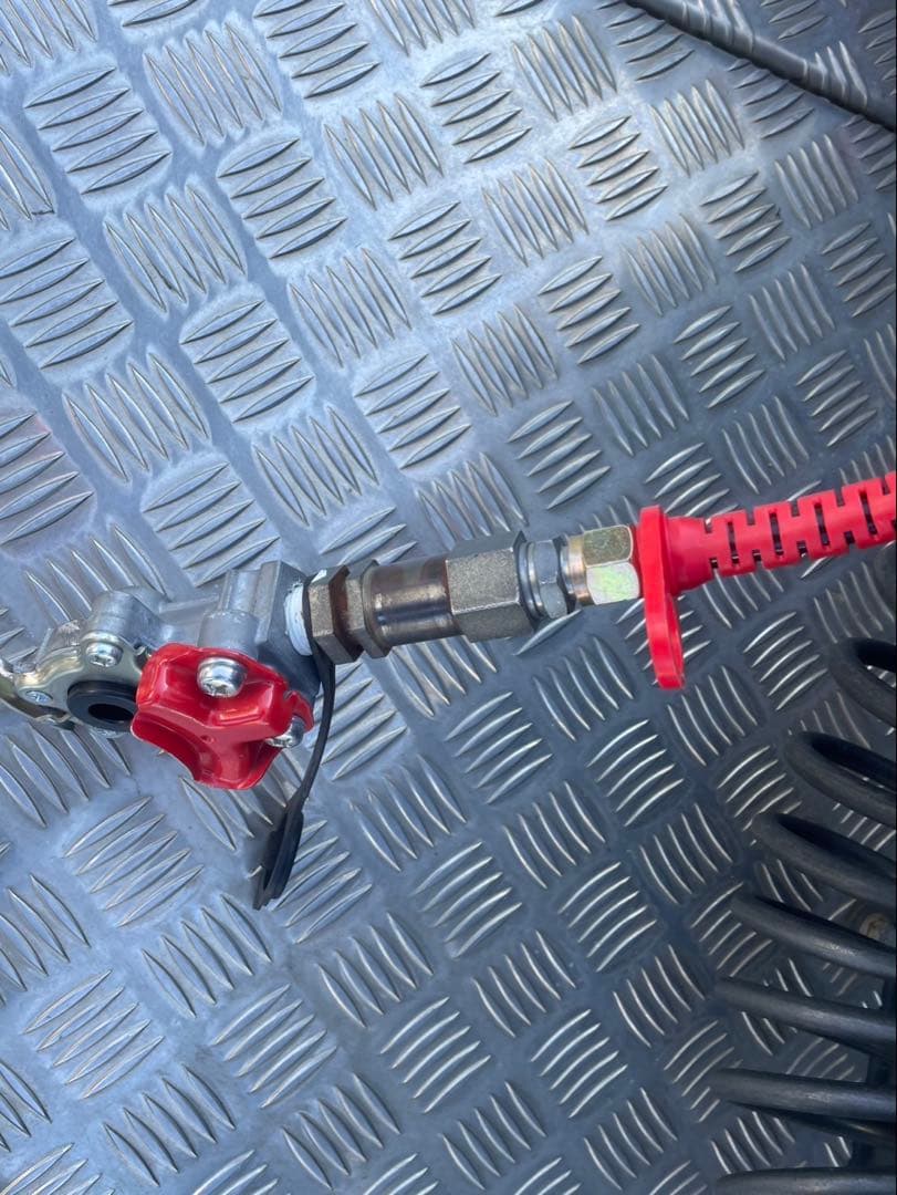 トレーラー　ブレーキ　スパイラルコード　赤　黄色２本セット　海コン　丈夫