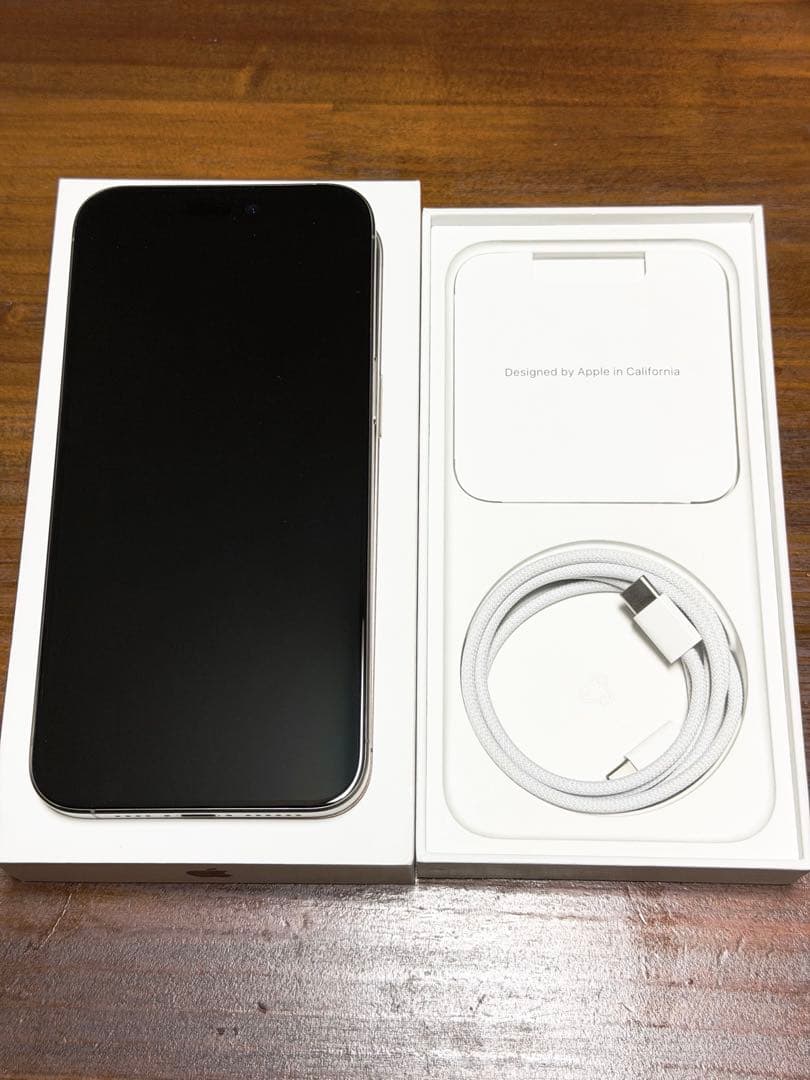 【デモ機/SIMフリー】iPhone15ProMax 256GBナチュラル