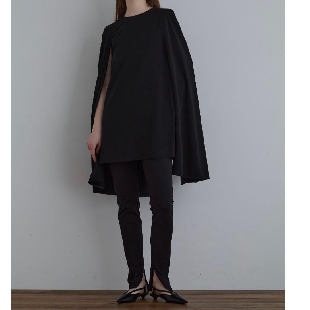 LE PHIL ルフィル ケープドレス ブラック ケープワンピース フォーマル