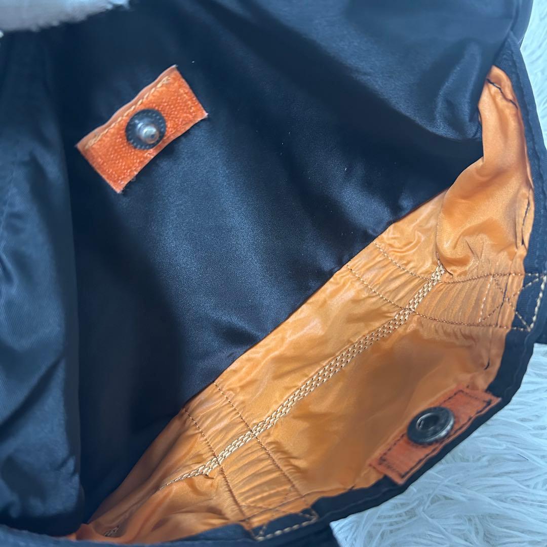 【美品✨人気商品/タンカー】ポーター　ドラムバッグ　ミニボストン　ブラック　S