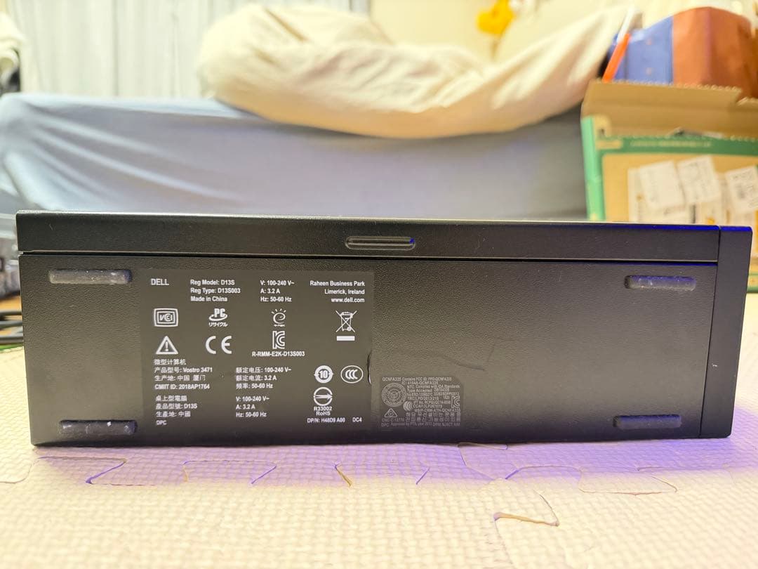 【動作OK】DELL Vostro 3471 (i3-9100無線LAN/BT)