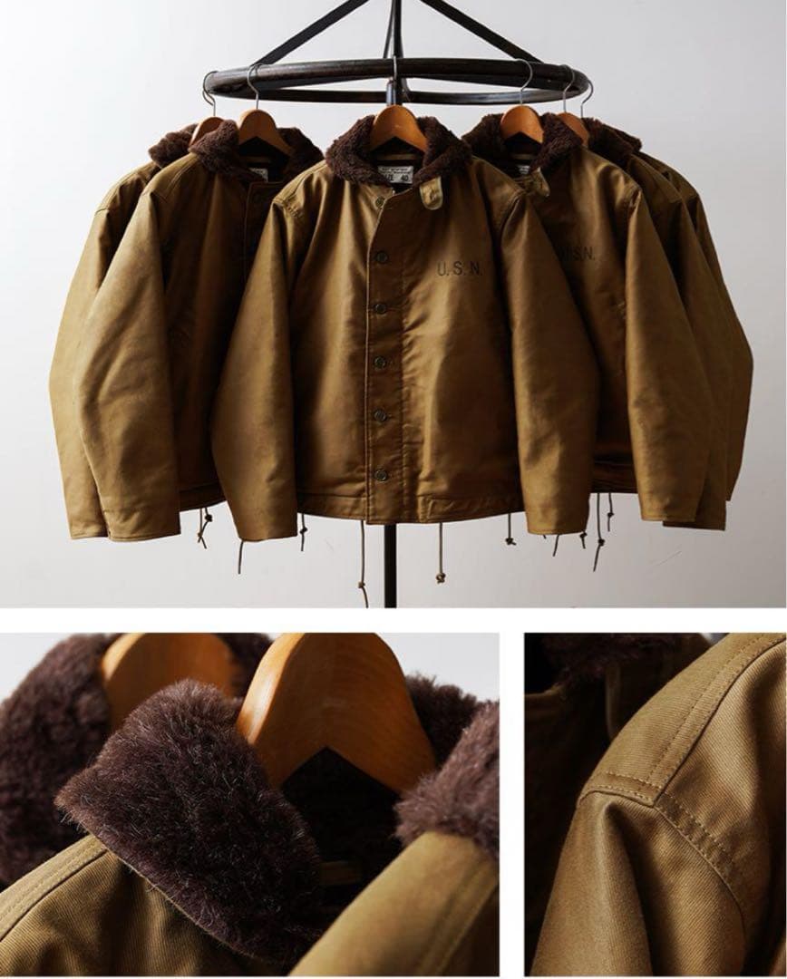 【希少】WAIPER 米軍 N-1 デッキジャケット 24WP43 ワイパー