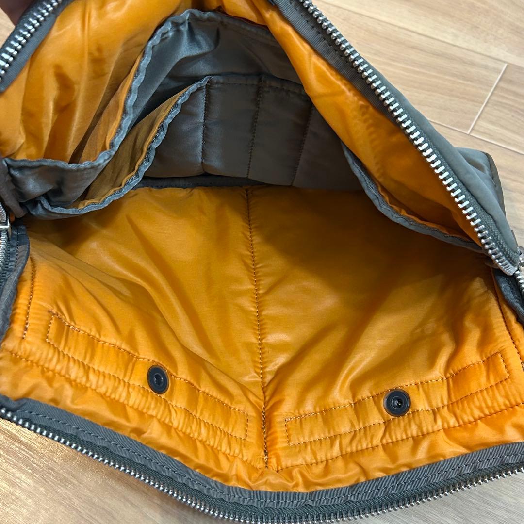 PORTER タンカー クラッチバッグ シルバーグレー