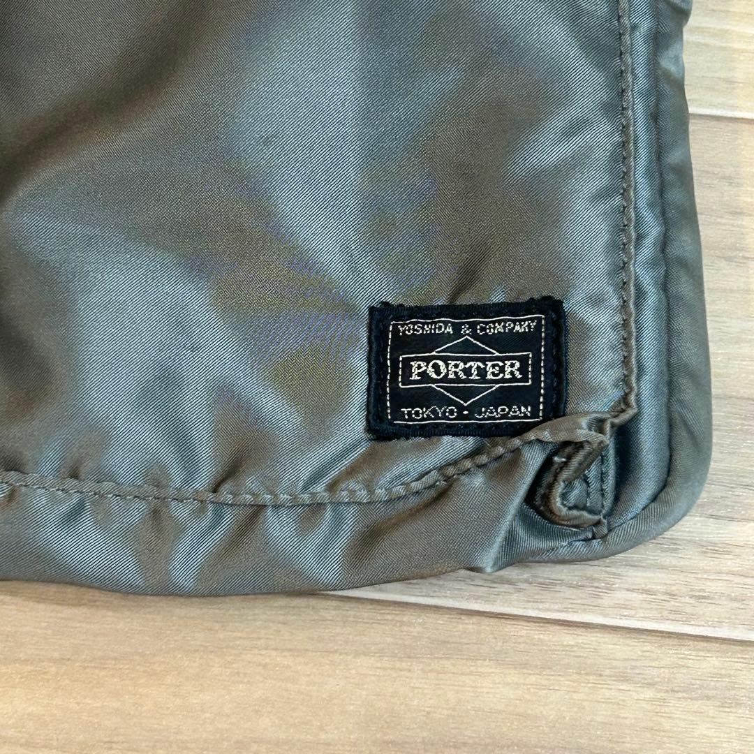 PORTER タンカー クラッチバッグ シルバーグレー