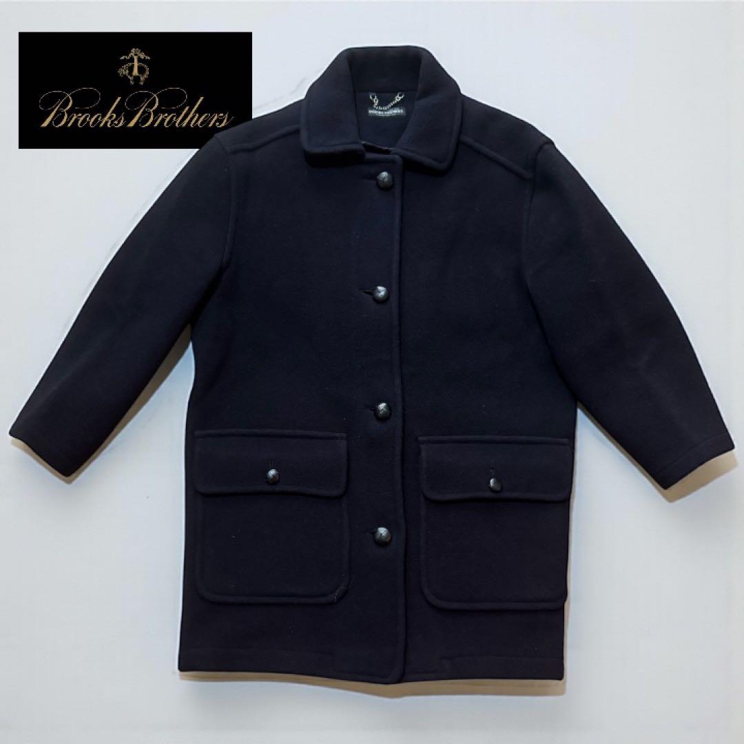 【極美品】80s 英国製 Brooks Brothers ヘビーウールコート