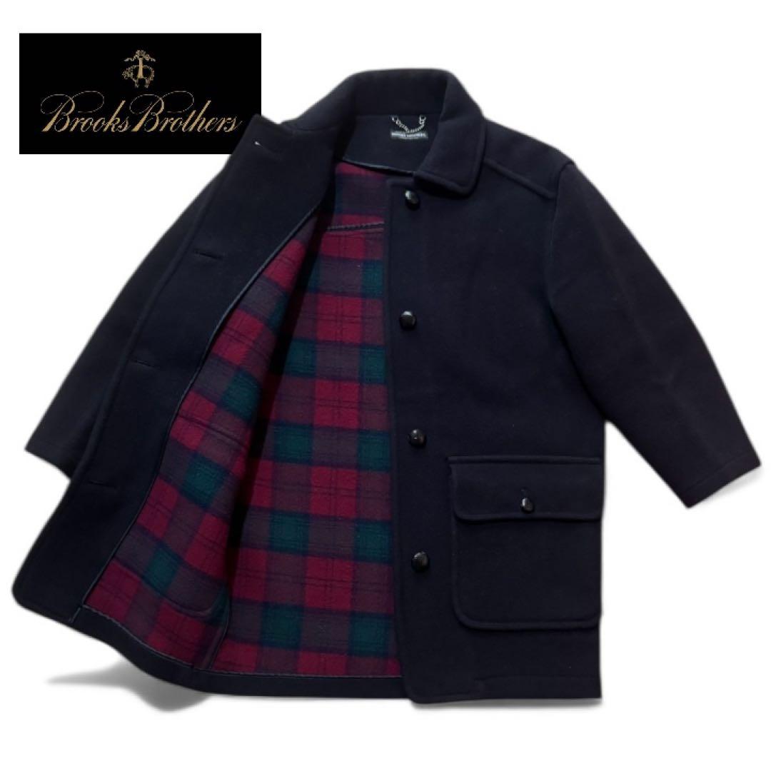 【極美品】80s 英国製 Brooks Brothers ヘビーウールコート