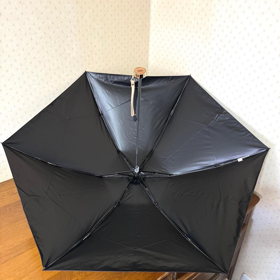 ★新品★DAKS　ダックス　晴雨兼用　折りたたみ　日傘　1級遮光　軽量　街並み