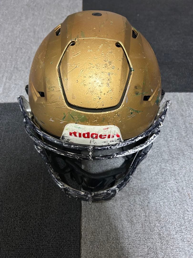 daiichi5478 専用　　Riddell ゴールド ヘルメット　フレック