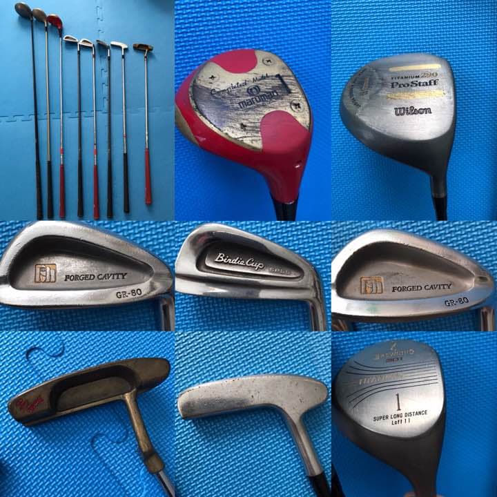 ミズノ ゴルフバッグ  クラブ8本セット