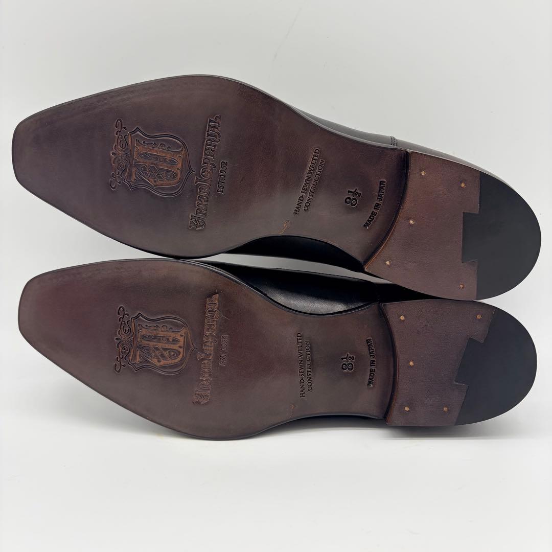 【展示品】ユニオンインペリアル ストレートチップ US8.5 ブラック 内羽根