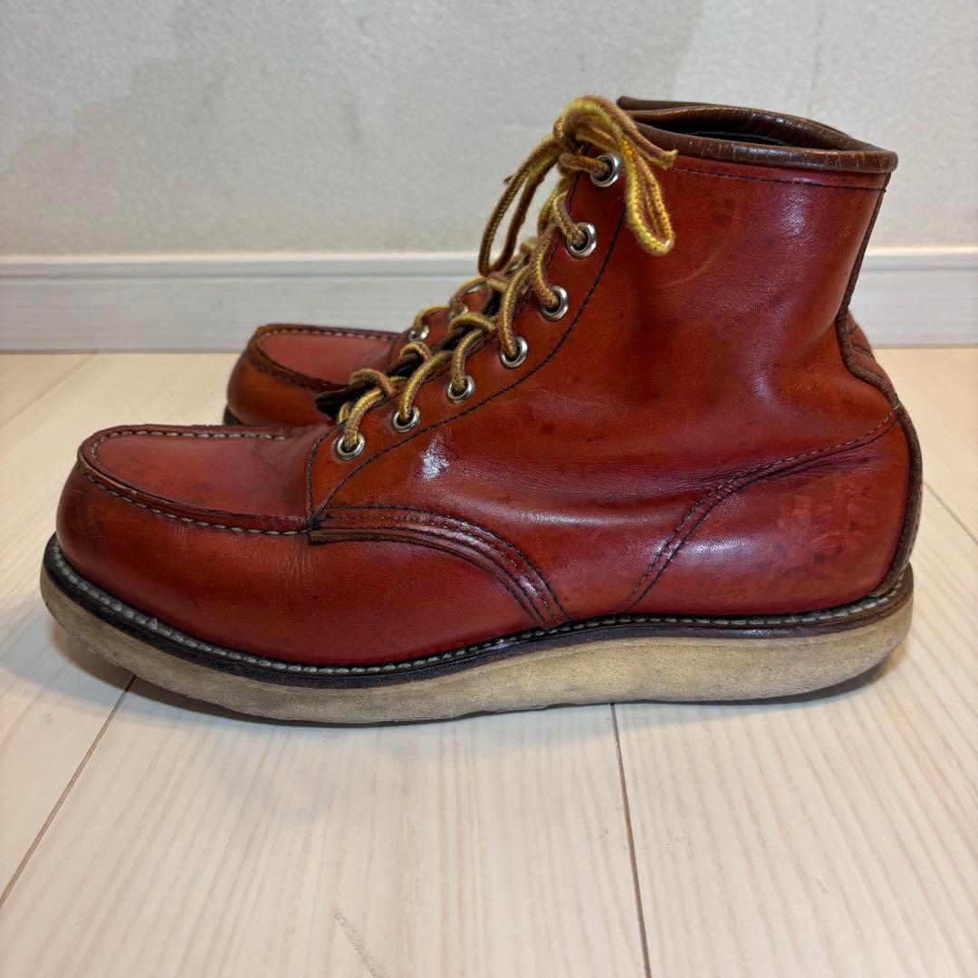 【希少/90s】レッドウィング 875 半円犬タグ 赤茶 オリジナル箱付 7E