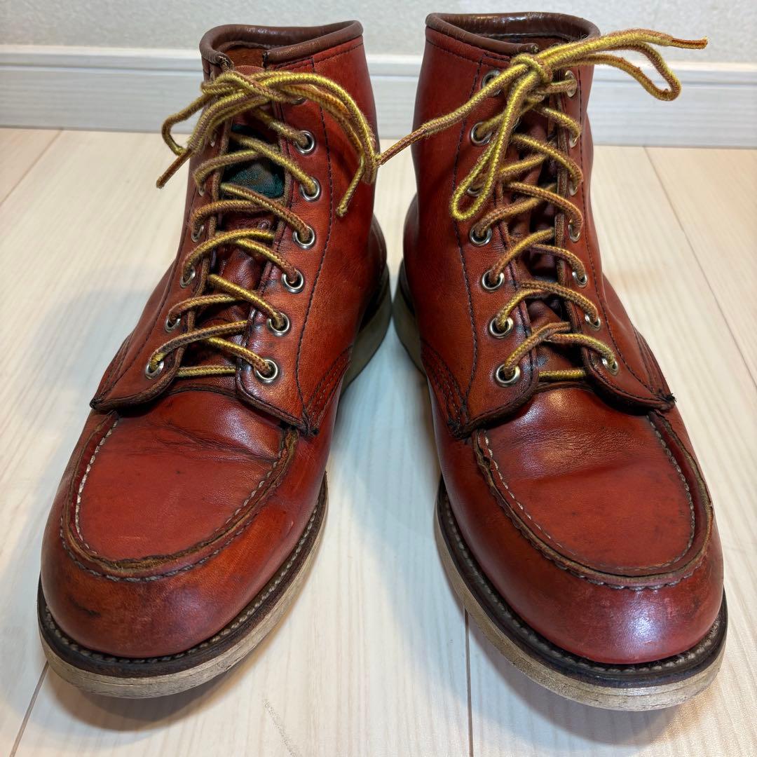 【希少/90s】レッドウィング 875 半円犬タグ 赤茶 オリジナル箱付 7E