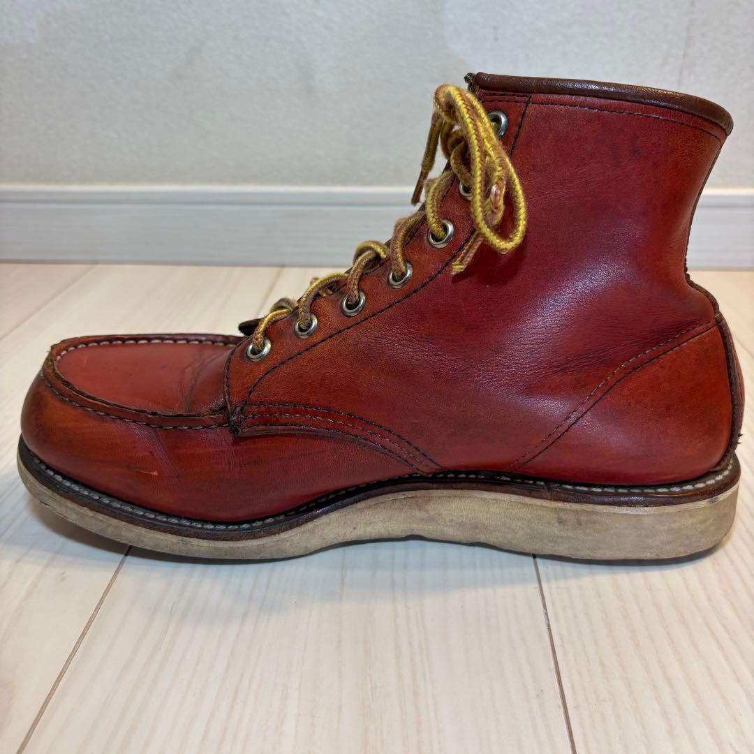 【希少/90s】レッドウィング 875 半円犬タグ 赤茶 オリジナル箱付 7E