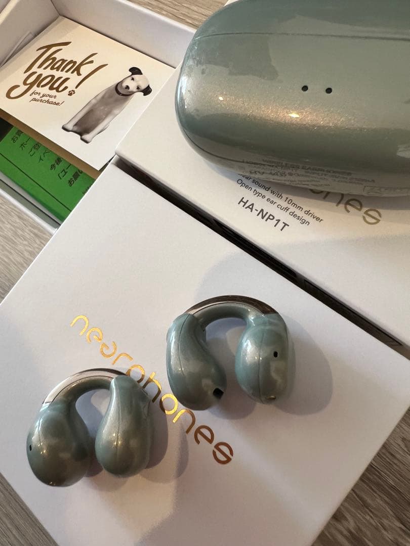 JVCケンウッド Victor HA-NP1T-GN ワイヤレスイヤホン