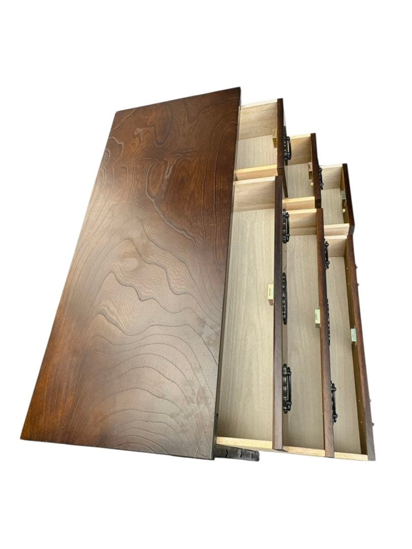 【美品】チェスト 木製 整理タンス 和風 整理箪笥 無垢 引き出し 収納