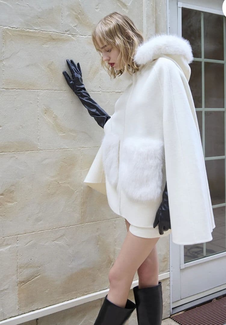 eimy istoire　ファーポケットマントコート36