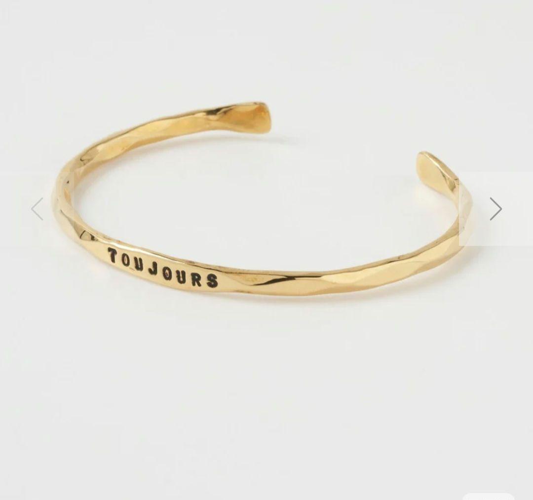 ほぼ新品☆SERGE THORAVALバングル18k(TOUJOURS いつも)