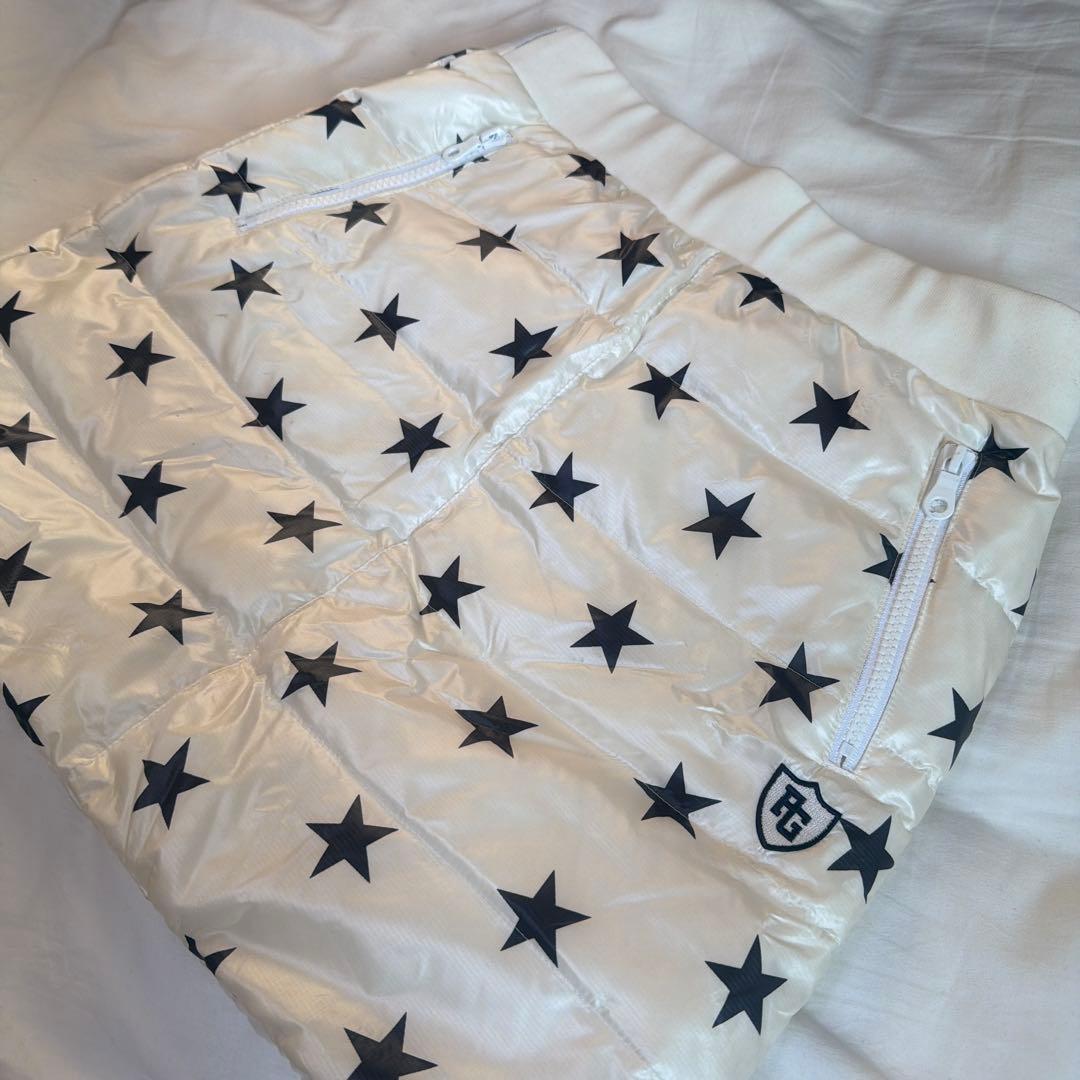 PEARLY GATES リバーシブル 星柄 ダウンスカート サイズ0