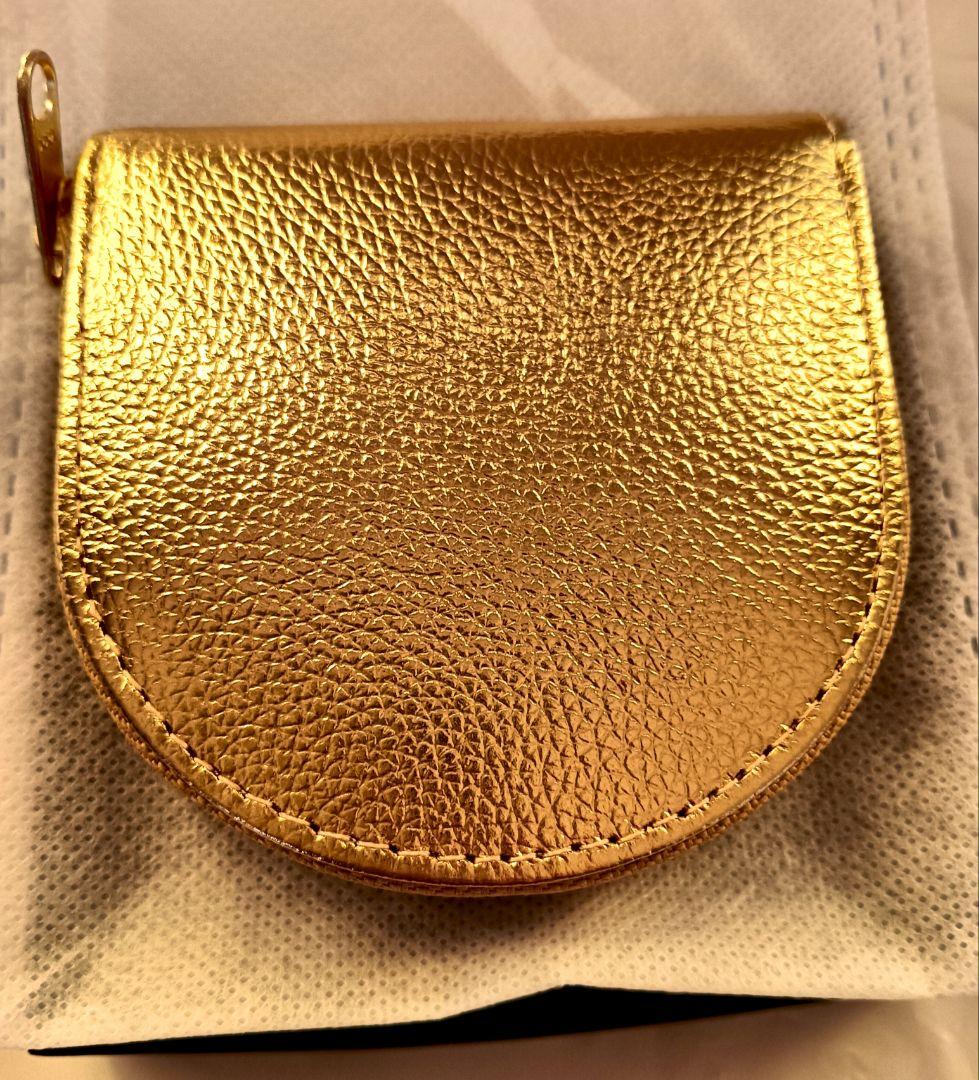 【ゴールド】皇居　ケース　小銭入れ　財布