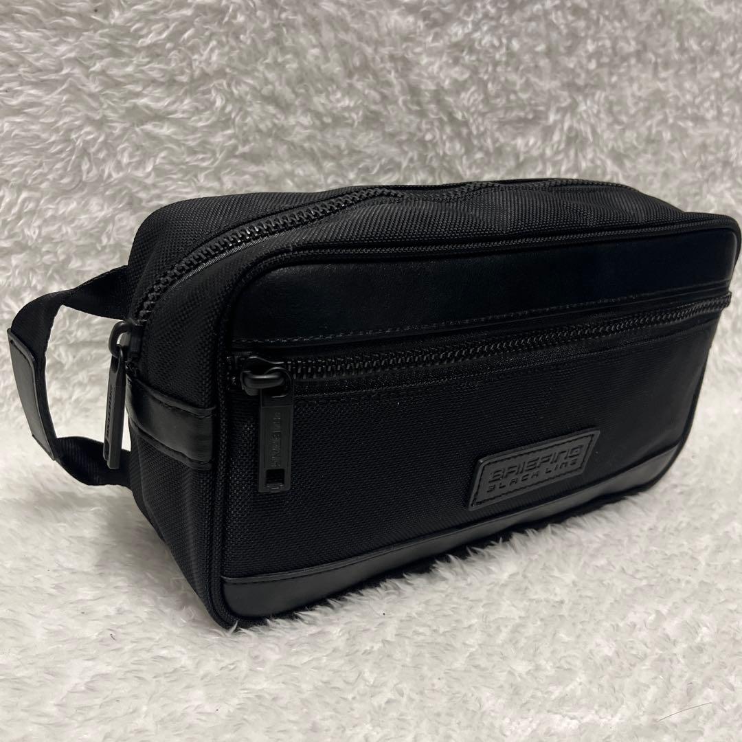 【希少・美品】BRIEFING BLACK LINE ONE ZIP POUCH