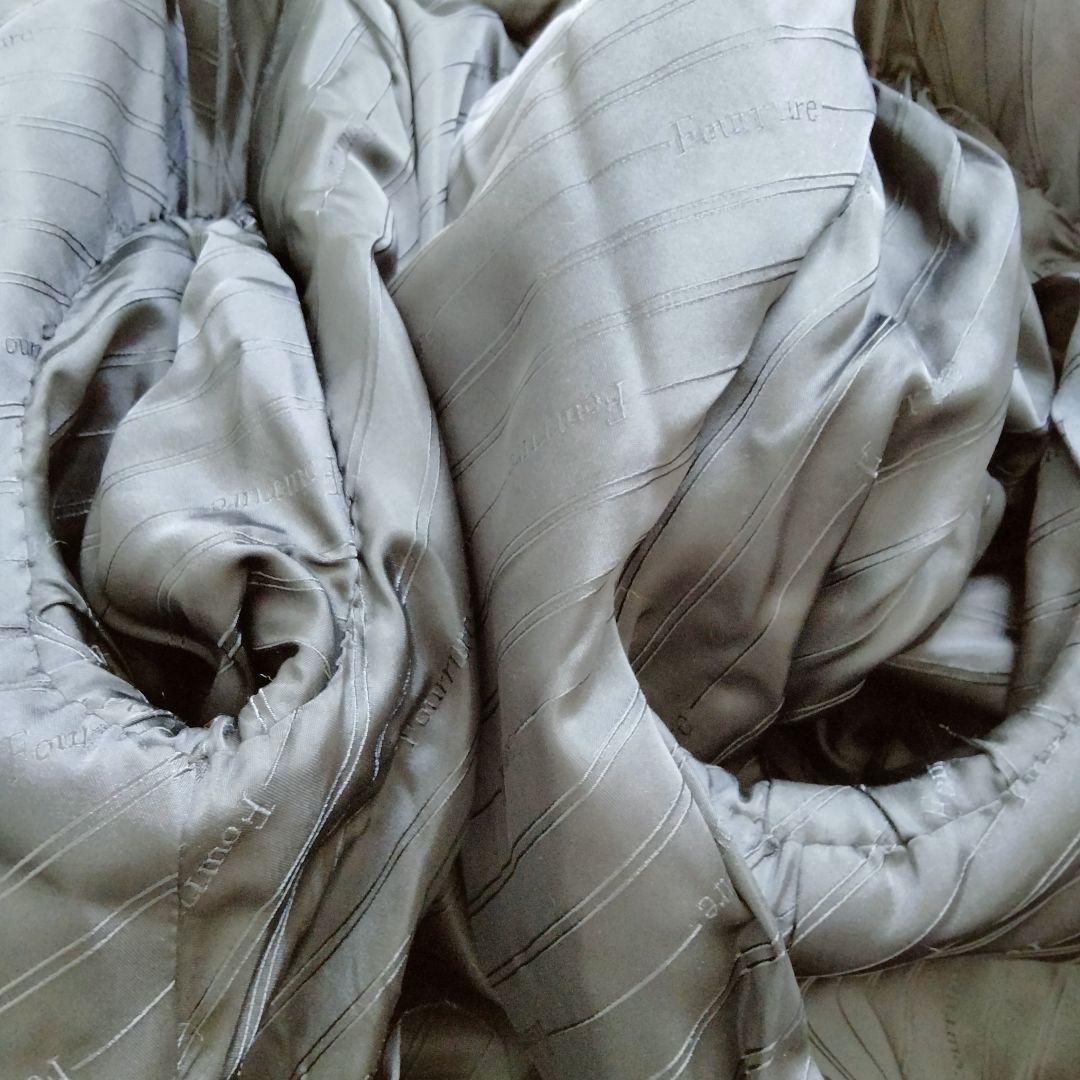 ミンクロングコート　ダークブラウン　サイズ13