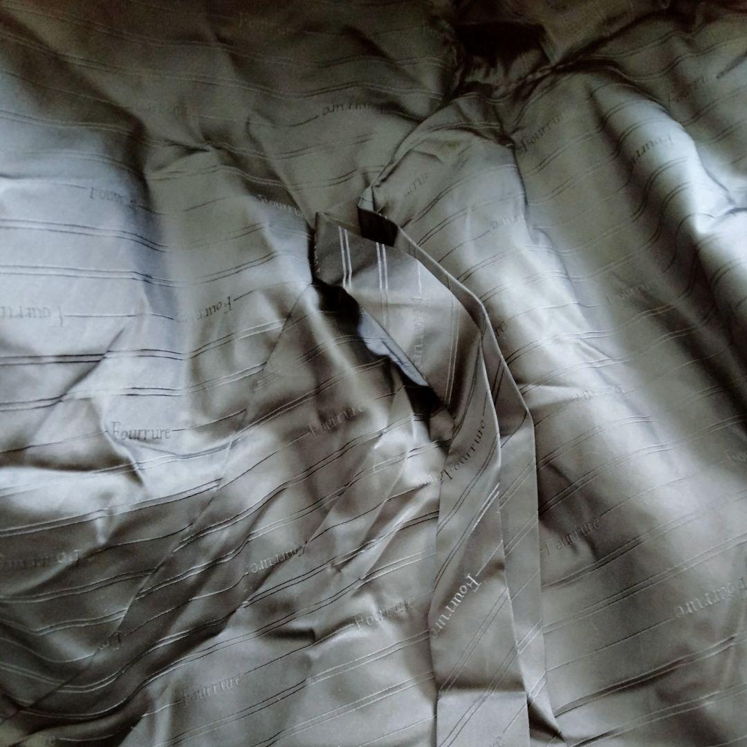 ミンクロングコート　ダークブラウン　サイズ13