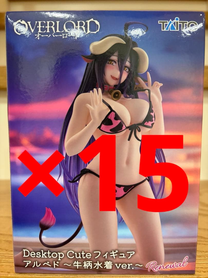 オーバーロード Desktop Cute アルベド〜牛柄水着ver.〜　１５個