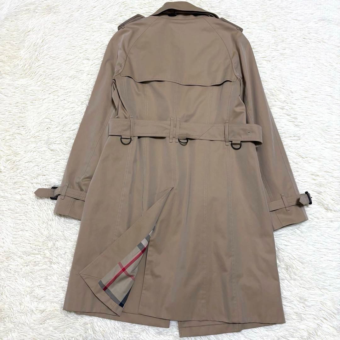 バーバリーロンドン ライナー付トレンチコートチェック ベージュ　メガチェック　M