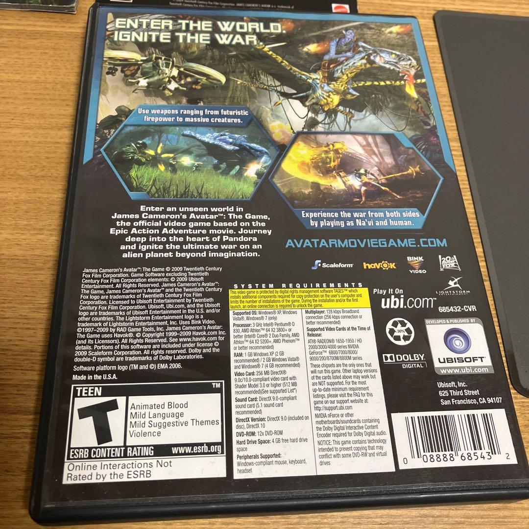 avatar the game PCゲーム 北米版 アバター ソフト 当時物