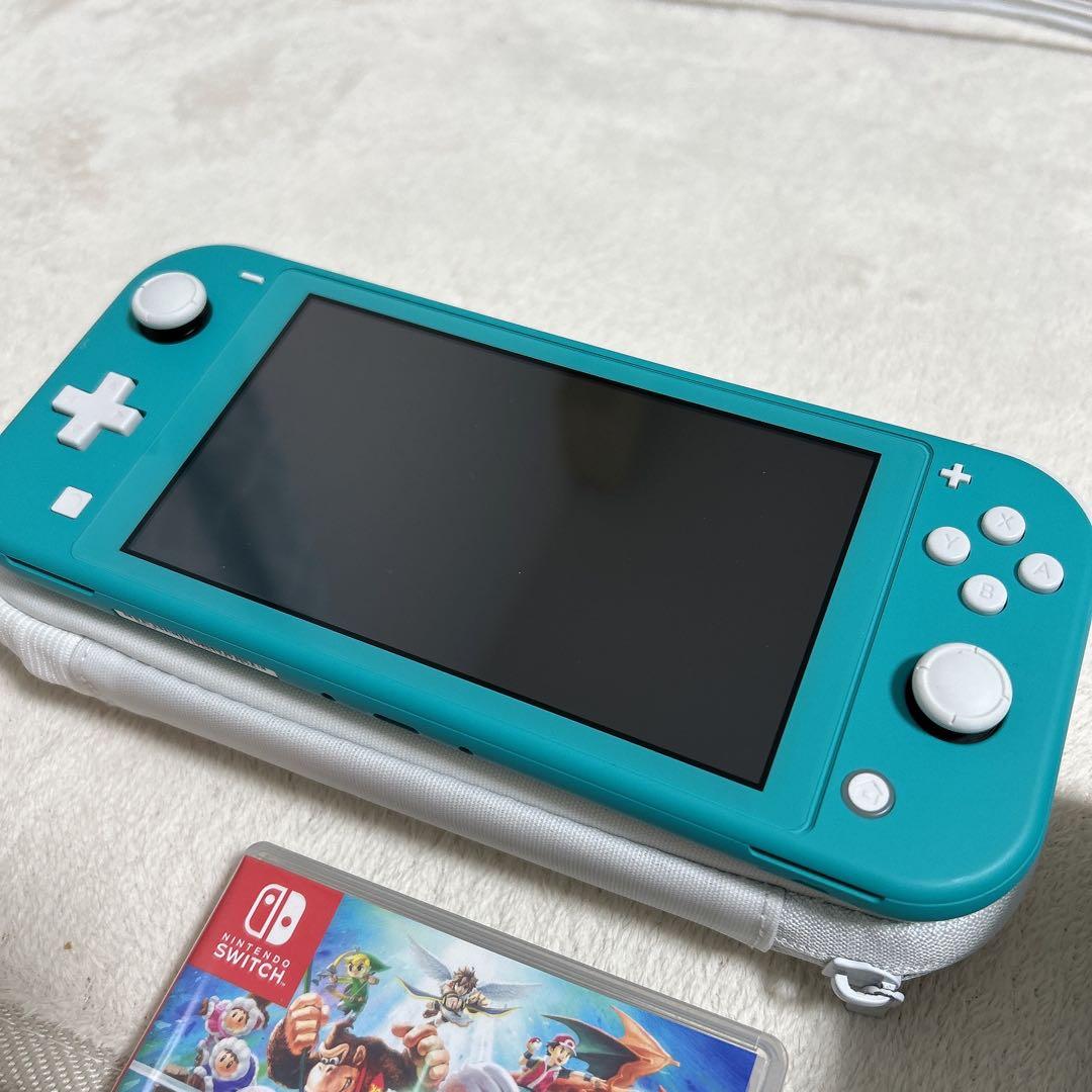 Nintendo Switch Lite ターコイズ 本体 ＆スマブラ