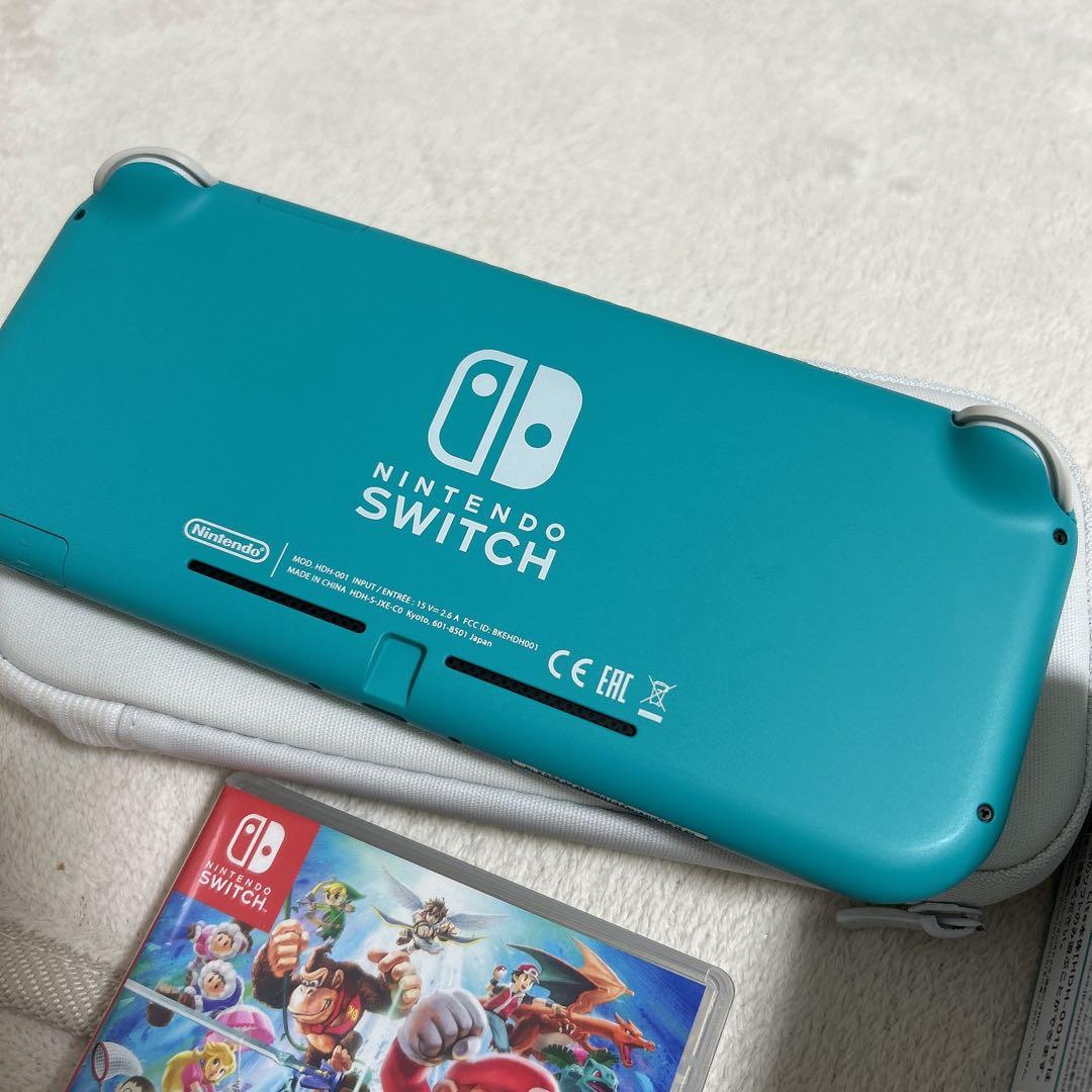 Nintendo Switch Lite ターコイズ 本体 ＆スマブラ