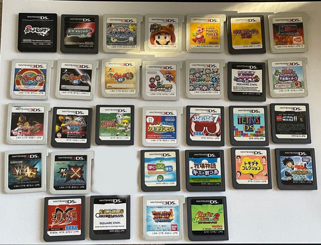 【動作確認済み】ニンテンドー3DS＆DSソフト 31本セット