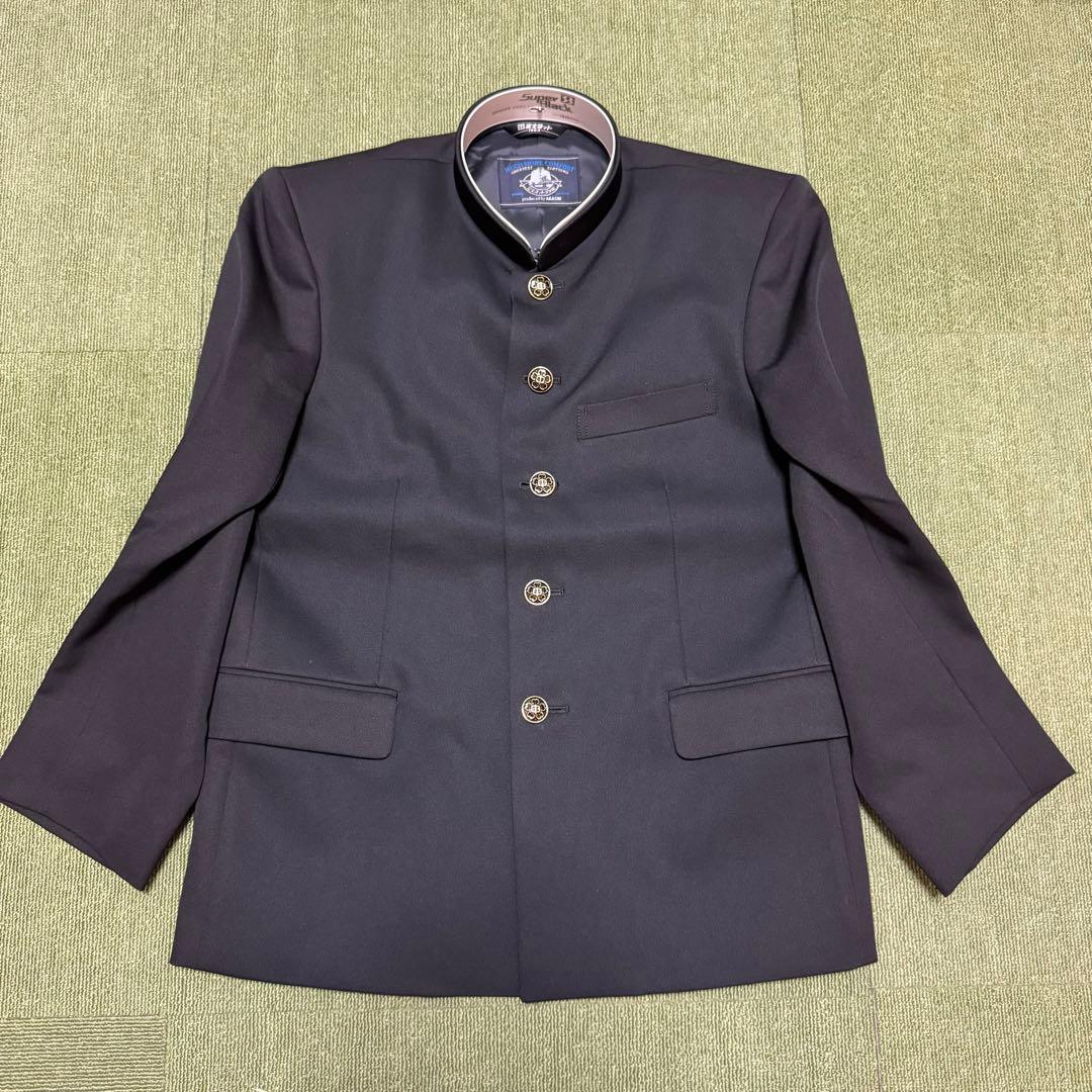 富士ヨット　学ラン　学生服　160A 全国標準学生服　上衣　中学生　上着
