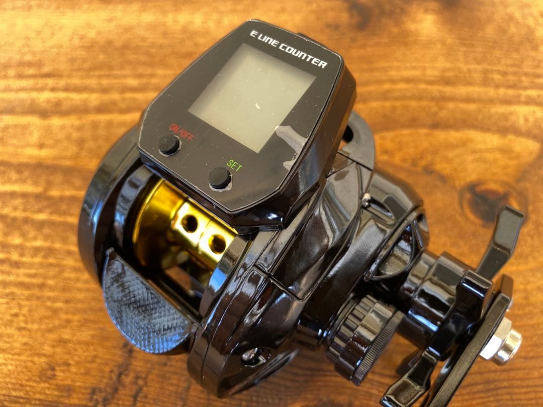 ジギングロッド　デジタルカウンター付きベイトリール　イカメタル　2wayティップ