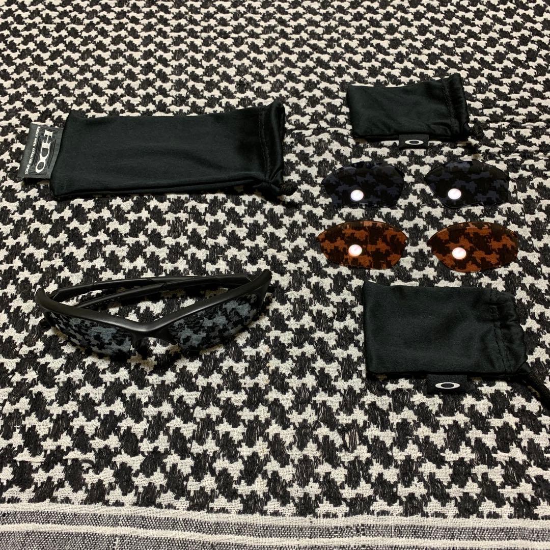 OAKLEY SIモデル　ハーフジャケットXLJ サングラス　スペアレンズ2種付