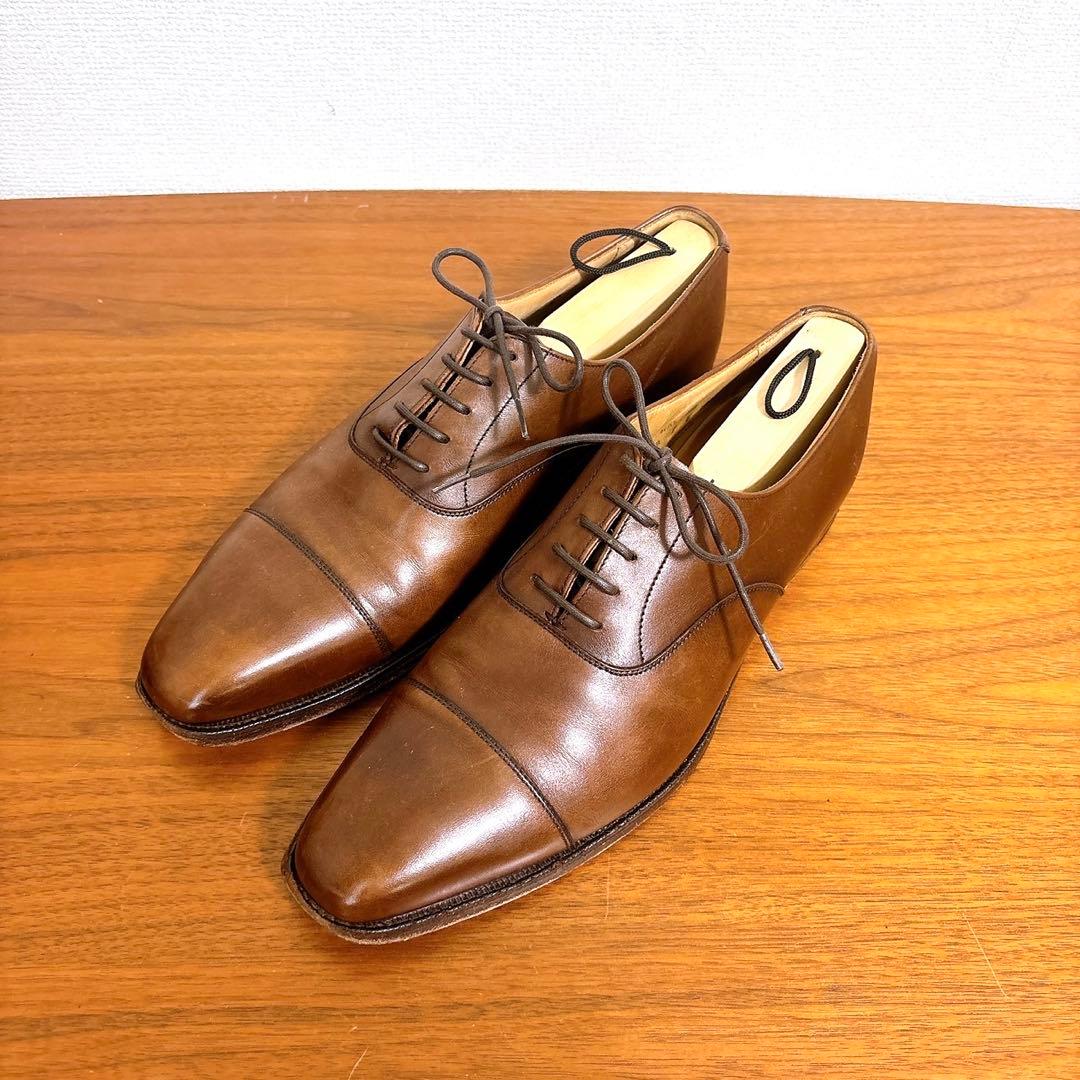 CROCKETT&JONES HALLAM ストレートチップ 7E ブラウン
