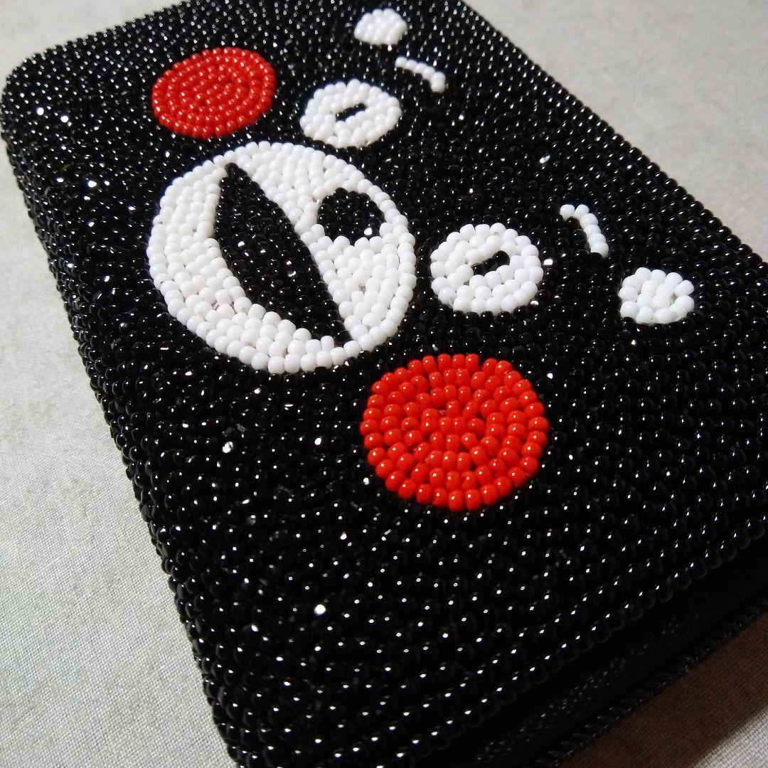 ビーズ財布小銭入れ新品柏ビーズ