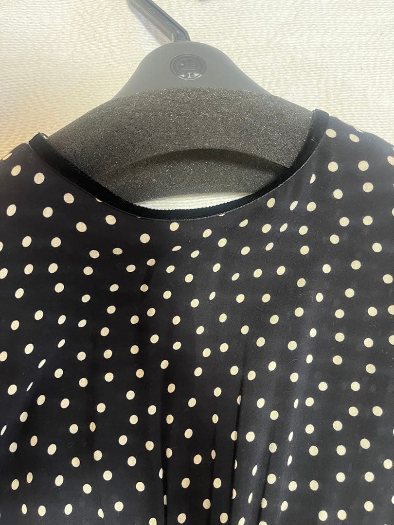 SINMEドット柄マキシワンピース