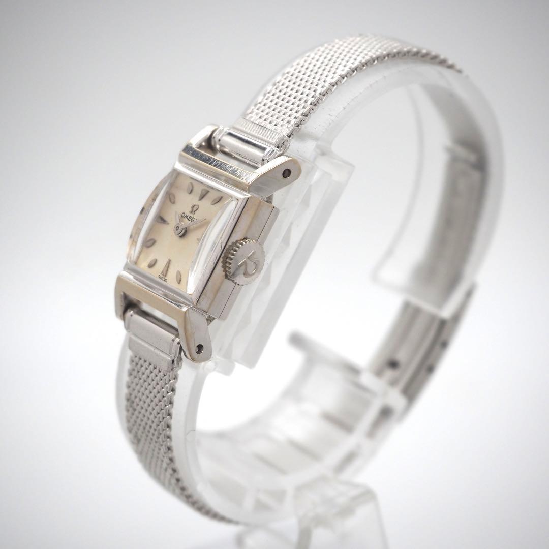 専用 529 稼働 OMEGA レディース　時計　スクエア　手巻き　ヴィンテージ