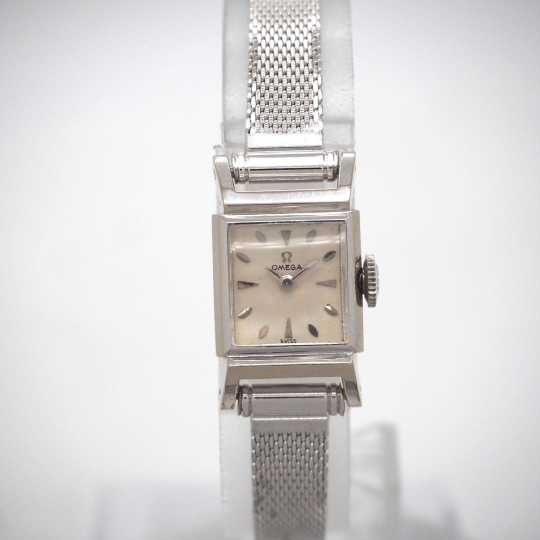 専用 529 稼働 OMEGA レディース　時計　スクエア　手巻き　ヴィンテージ