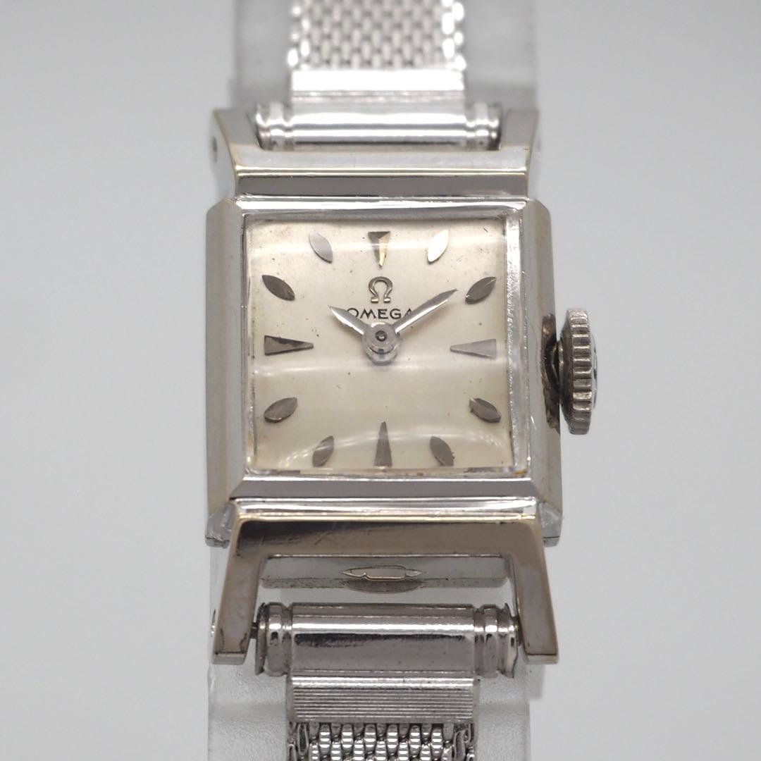 専用 529 稼働 OMEGA レディース　時計　スクエア　手巻き　ヴィンテージ