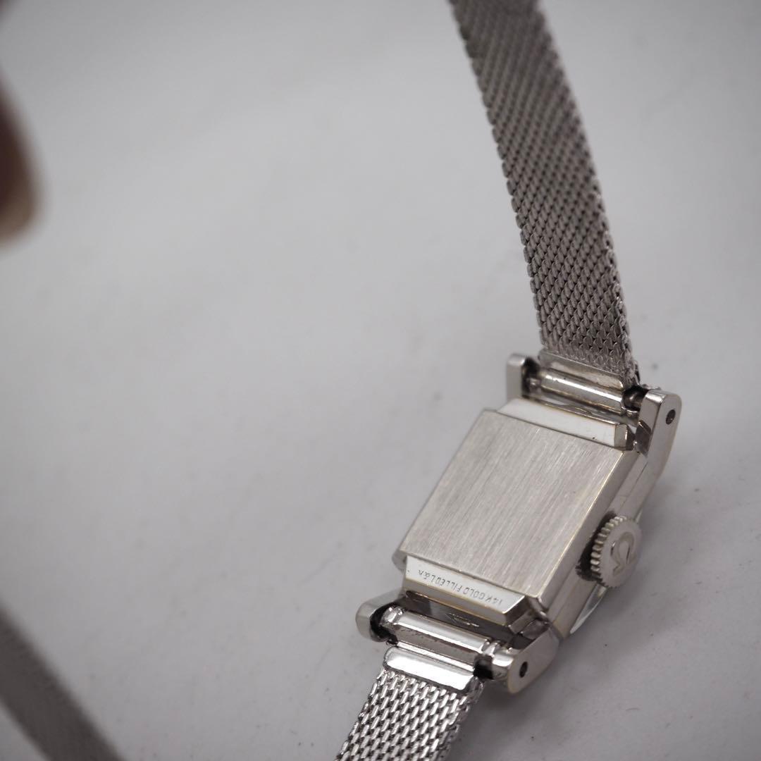 専用 529 稼働 OMEGA レディース　時計　スクエア　手巻き　ヴィンテージ