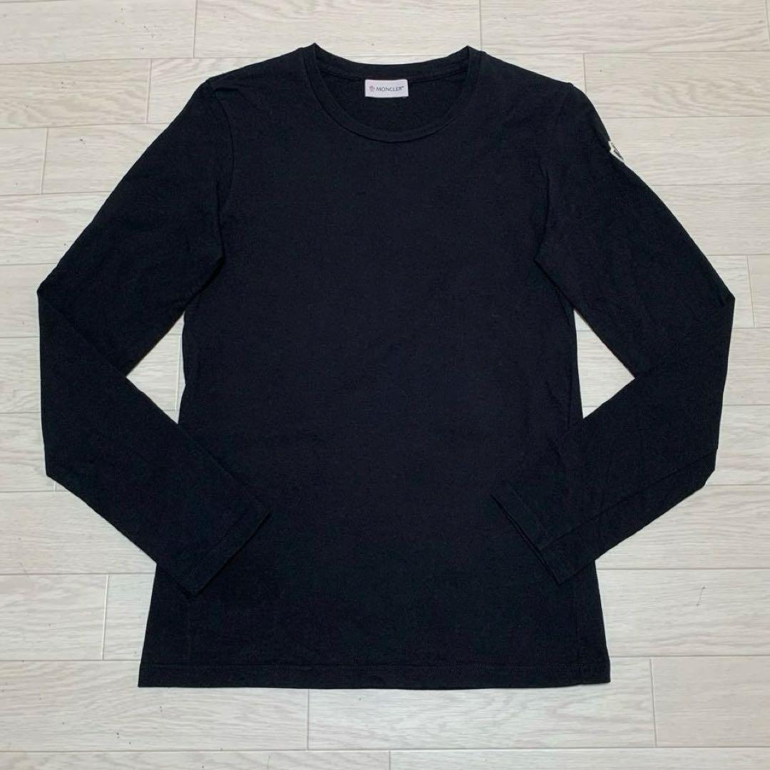 〔美品〕MONCLER レディース　ロンT ブラック 長袖Tシャツ 5S53