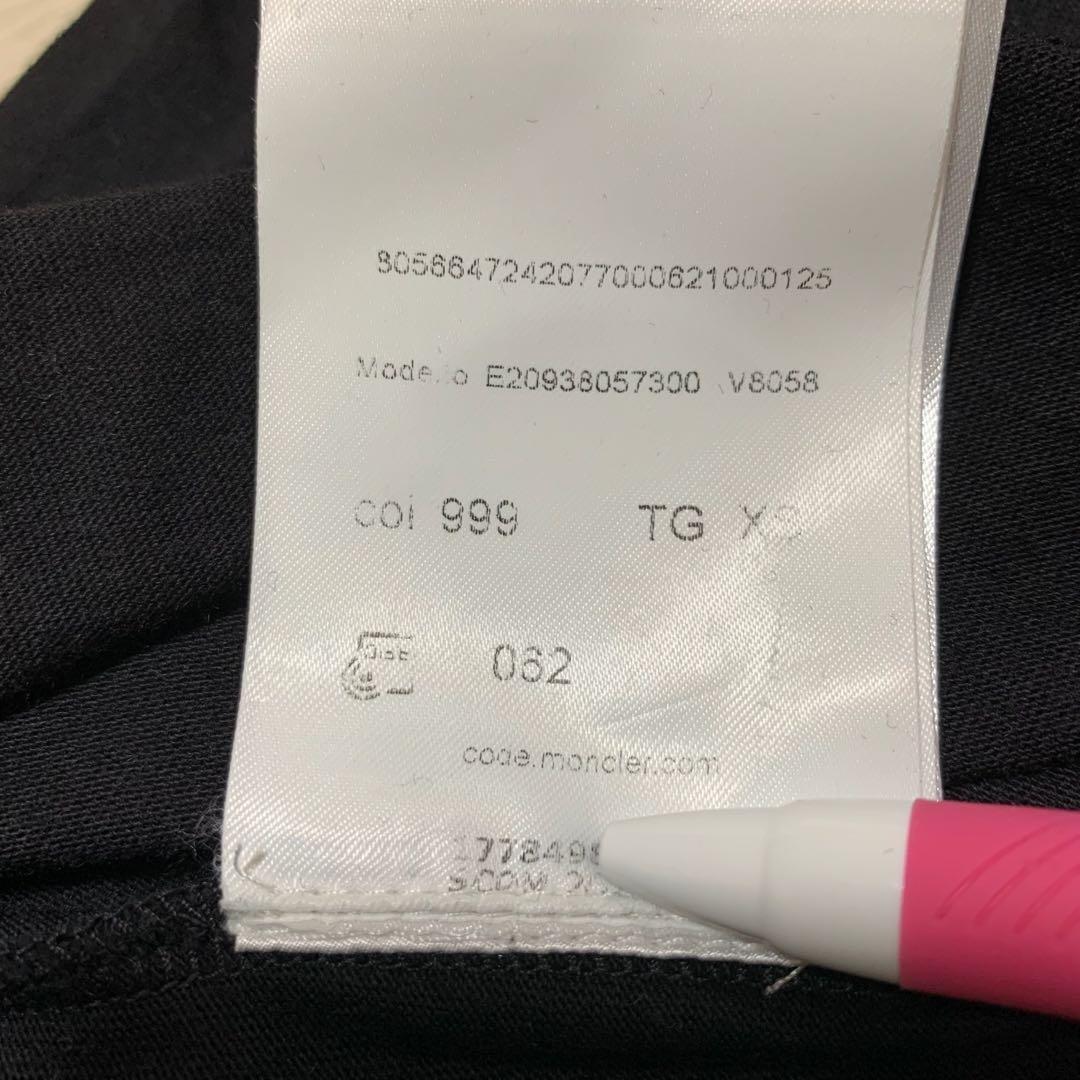 〔美品〕MONCLER レディース　ロンT ブラック 長袖Tシャツ 5S53