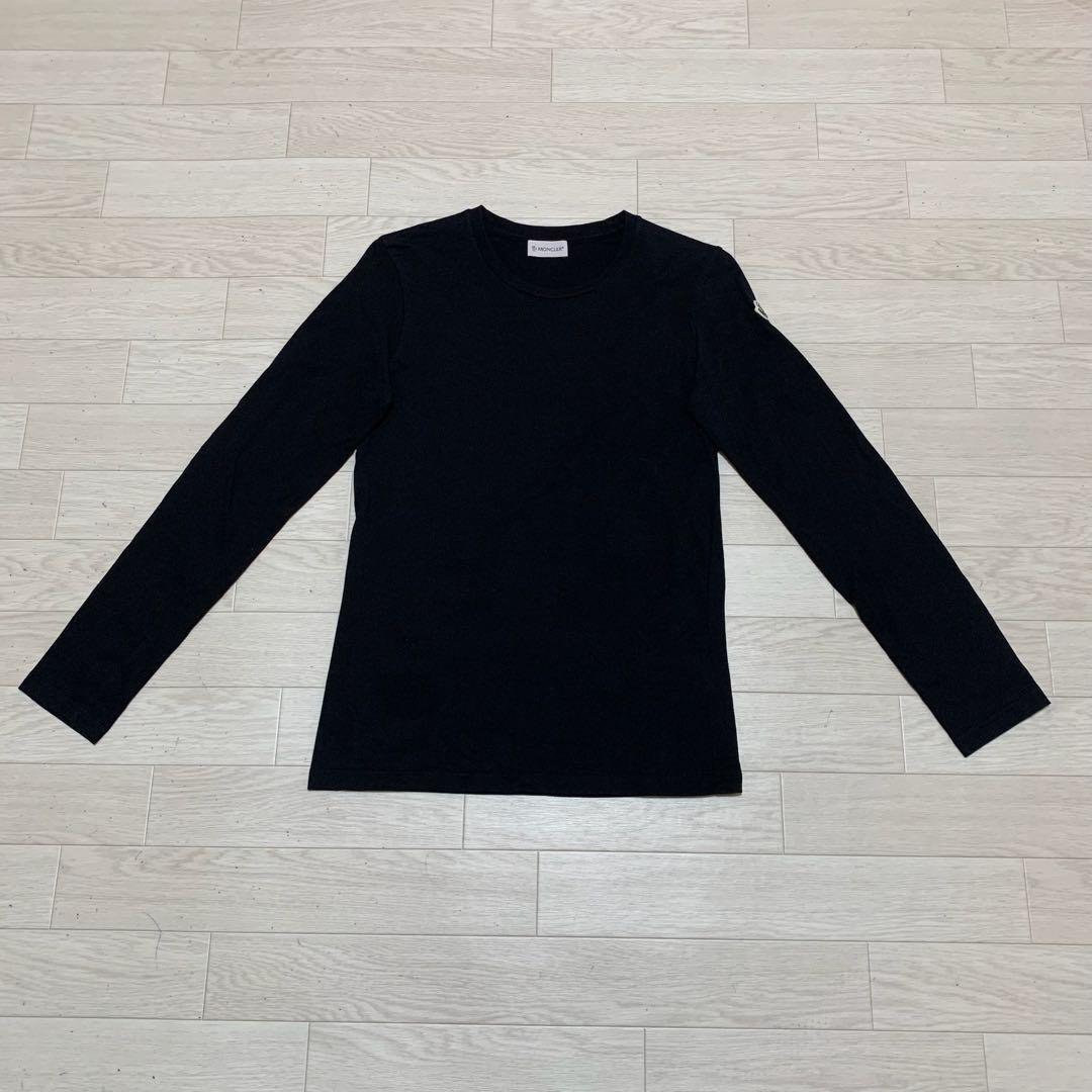 〔美品〕MONCLER レディース　ロンT ブラック 長袖Tシャツ 5S53