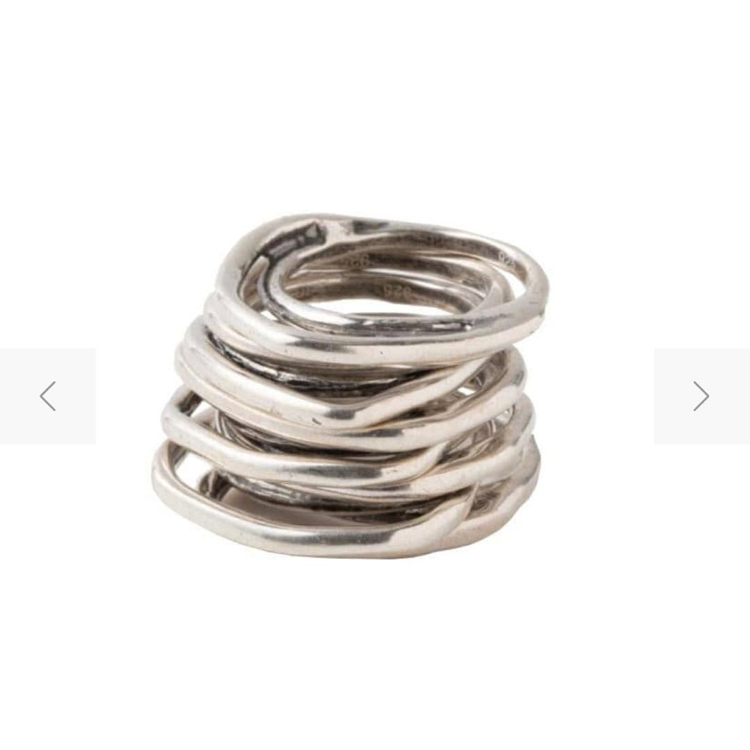 Ruka IOSSELLIANI イオッセリアーニ 8連リング