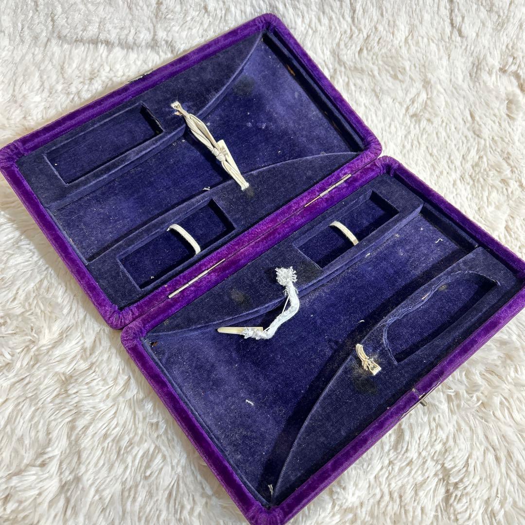 三味線 鼈甲撥 べっ甲 三味線バチ 撥 ケース付き