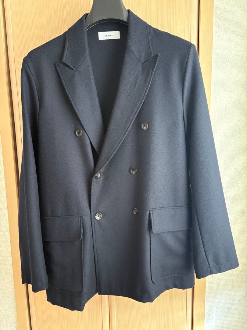 marka テーラードジャケット ネイビー