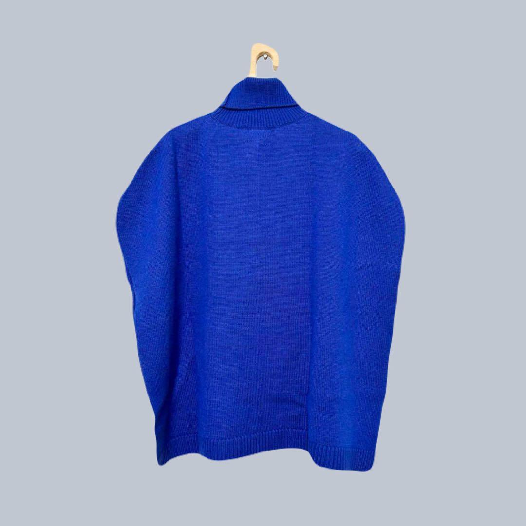 journal standard luxe ライトジャージータートルポンチョ　青