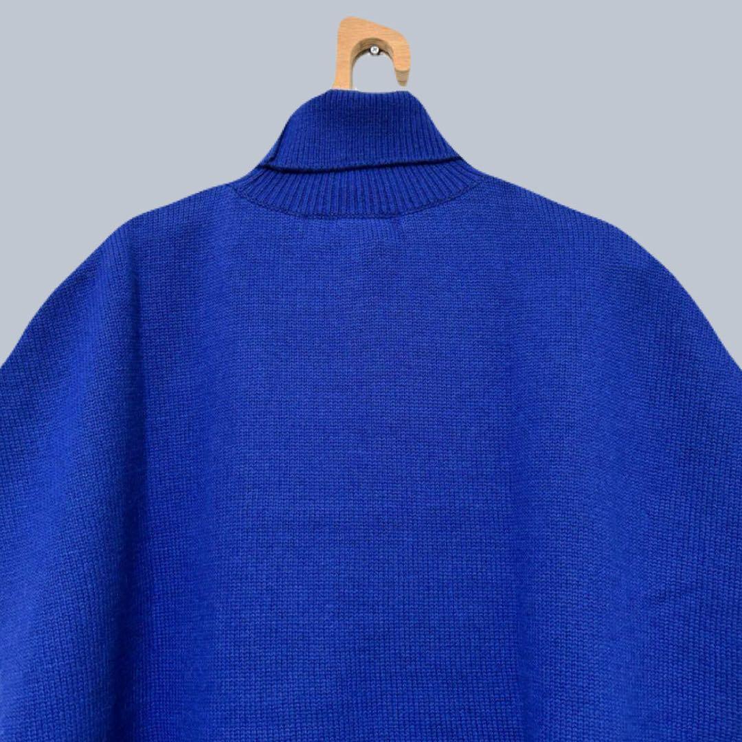 journal standard luxe ライトジャージータートルポンチョ　青